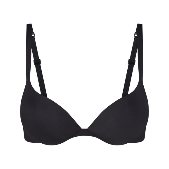 Skims Ultimate Collection Teardrop Push-Up Plunge Bra in Onyx - Picture 4 of 4